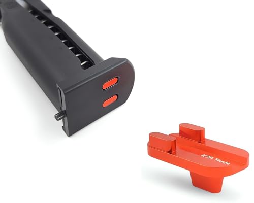 K20 Tools 7 Round Magazine Bottom Marker Adapter - Compatible with Byrna SD, HD, LE, EP (Red)