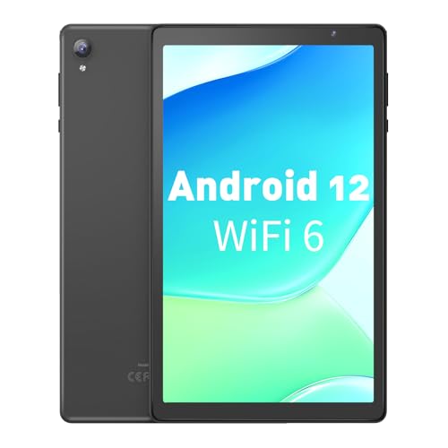 Android Tablet 10 Inch, 32GB Storage, HD IPS Screen, Dual Camera, Quad-Core,Tablets with 6000mAh Battery, WiFi, Bluetooth, Type-C (Grey)