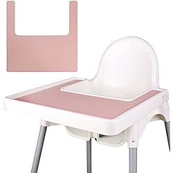 Trona Ikea Rosa Mantel individual para trona, duradero para silla alta IKEA, limpio e higiénico, adecuado para IKEA Antilop Highchai, para niños pequeños y bebés (rosa)