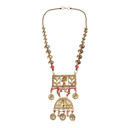 Image of AAKRITI ART CREATIONS Handcrafted Tribal & Ethnic Necklace Collection | Royal, Empress & Nomadic-Inspired Artisan Jewelry | Moonstone, Henna, Floral & Carnival Designs for Women