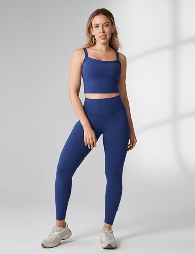 Image of UNISSU Hugcurve No Front Seam High Waisted Workout Leggings for Women Buttery Soft Yoga Pants Gym Athletic Tights - 25''