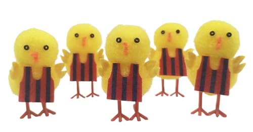 Rubies Pollo Culer para Pascua, Pollitos Pascua, 4 centímetros, Paquete de 36 Unidades, Decoración Pascua, Figura Pollitos, La Mona
