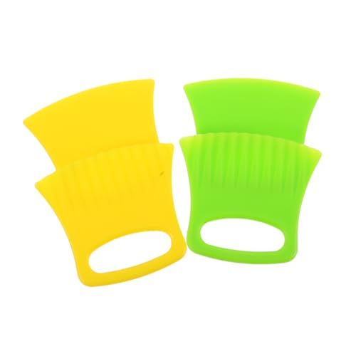 Cabilock 4Pcs Vegetable Safety Knife Multi Functional Potato Carrot Slicer with Straight Wavy Blades for Effortless Meal Prep Home Cooking for Onions Tomatoes