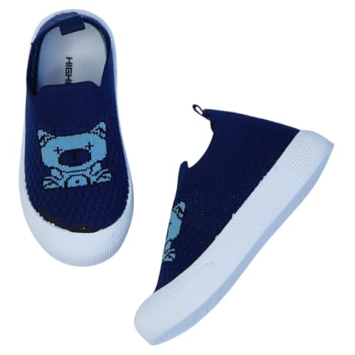 Image of Baby Choo Choo Shoes for Boys & Girls | Soft Slip-On Toddler Shoes with Whistle Heel | Breathable Knit Upper | PVC Sole | Ages 6 Months-3 Years