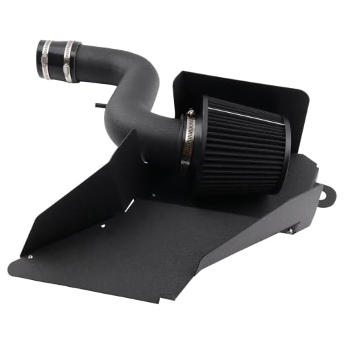 Kit d'admission d'air froid filtre noir pour VW Golf MK5 MK6 1.4 TSI 2011-2013