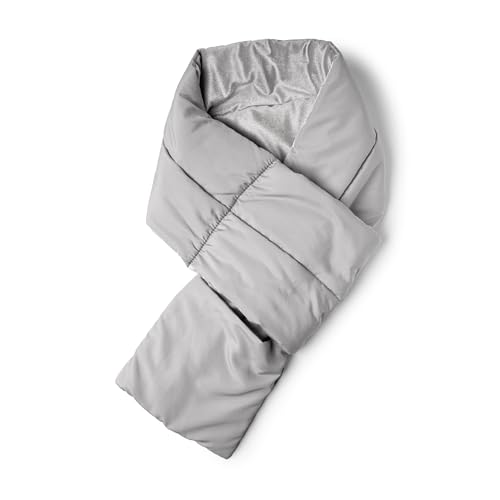 Britt's Knits Puffer Scarf for Women - Gray