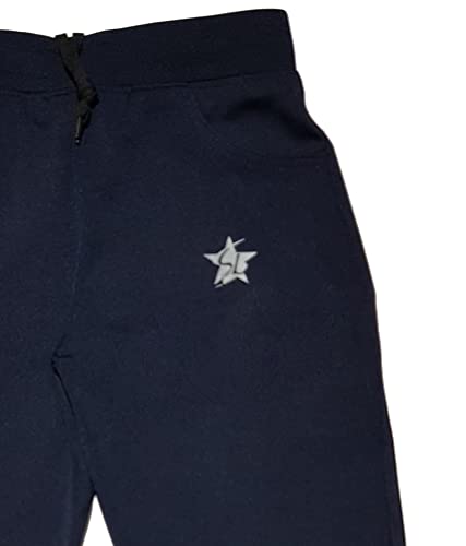 Image of STARLATH Boy's Regular Fit Track Pants, 4 Way Lycra Active Wear Sports Lower for Kids, Workout Trouser and Pajama