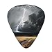 Thunder Landscape Guitar Picks 12 Pack Bass Picks with Organizer Box Guitar Plectrum Includes Thin Medium Heavy Guitar Picks Ukulele Picks for Bass Acoustic Electric Guitars