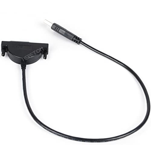 Adaptador USB 2.0 a Mini Sata II 7+6 13Pin para laptop miniatura 6
