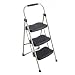 Escaleras De Mano De Acero Plegables De 3 Escalones, Cocina Multiusos, Escalera De Seguridad De Aluminio Con Carcasa Multifuncional, Taburete De Extensión Con Antideslizante, Capacidad De 102 Kg, A