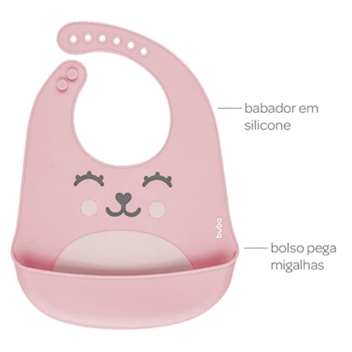 Kit Refeição Infantil 4 Peças Prato Silicone com Divisórias e Ventosas, Bowl, Kit Talher Silicone Ca