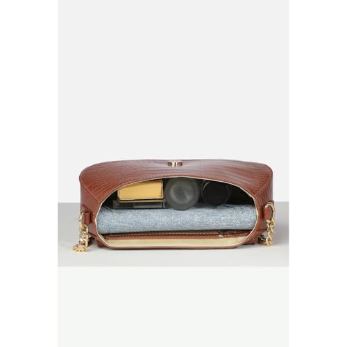 Image of Van Heusen Women's Chic Sling Bag |Textured Bag |Detachable Strap