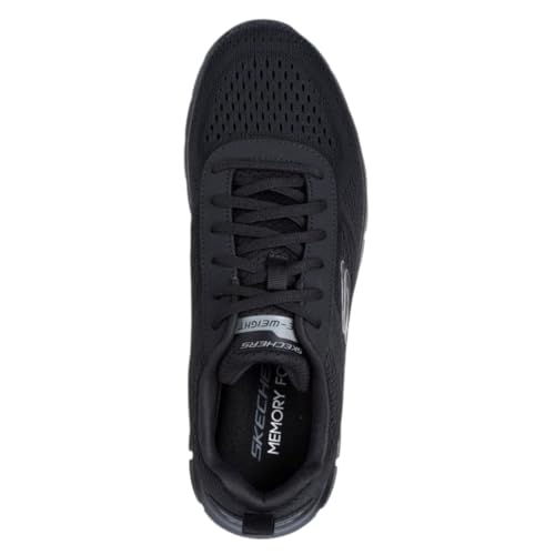 Skechers Men's Track Leshur Sneaker,Black,12