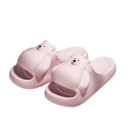 Cute Kawaii Multi Colored Polar Bear Pillow Slipper Cloud Slides Non-Slip Summer Slipper