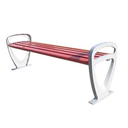 Banc de jardin extérieur haut de gamme structure parc durable