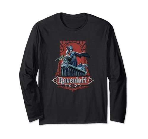 23WCDD00098A-001 Dungeons & Dragons 50th Anniversary Ravenloft Vintage Card Maglia a Manica