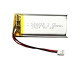 FITHOOD 602248 Battery 3.7v 650mAh Lithium Polymer Rechargeable Battery with with JST Connector for Household Appliances