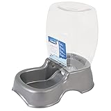 Petmate Pet Cafe Pet Waterer, 3 Gal, pearl silver gray