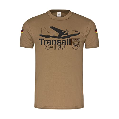 T-shirt militaire Transall C-160 BW Tropen LTG 63 kaki taille L pour homme