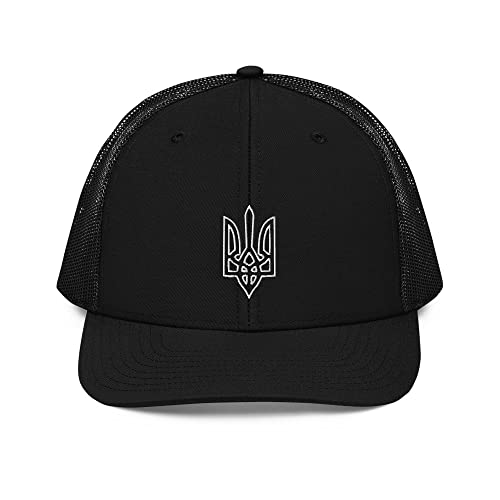 Casquette filet noire Ukraine style urbain pour sorties et loisirs
