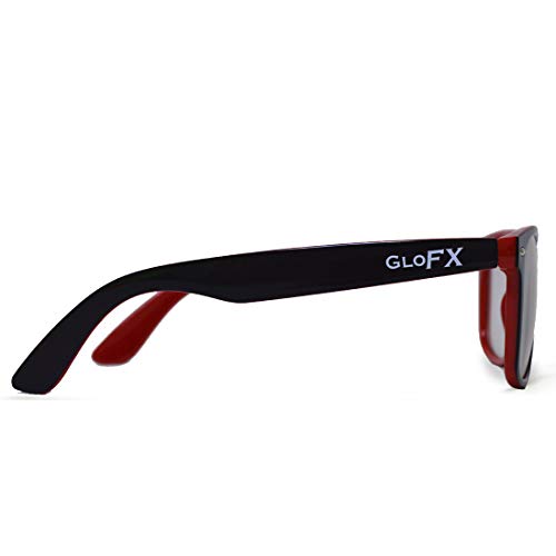 GloFX Ultimate Mirrored Line Diffraction Glasses - 3D Prism Rainbow Effect - Concert, Rave, and Music Festival Essential2