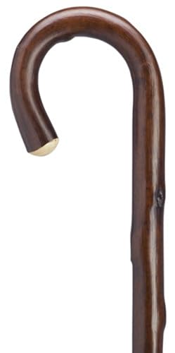 Canne en bois Harvy poignée courbe pour vos promenades en ville