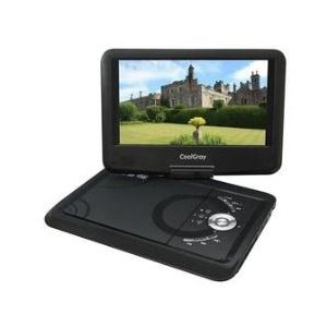 セントレードM.E. 9インチ液晶 フルセグ地デジ搭載 ポータブルDVDプレーヤー CoolGray XDP-F9500CDK