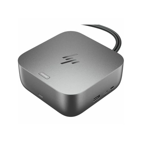 Image of HP Thunderbolt 4 Ultra 280W TAA G6 Dock (AW5N3AA) - for Desktop PC, Notebook - Charging Capability - 330 W - Thunderbolt 4-7 x USB Ports - 5 x USB Type-A Ports - Type-A - 2 -C - -C - 1 RJ-45 - Netwo
