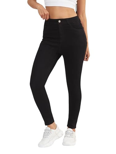 Image of Dolce Crudo Women's Skinny Fit High Rise Regular Length Stretchable High Waist Denim Jeans