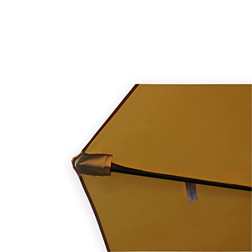 Garden Lucky 9Ft Patio Umbrella Replacement Canopy Market Umbrella Top Outdoor Umbrella Canopy For 8 Ribs Umbrella Yellow #TOP3