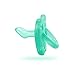 Suavinex - Chupete para dormir todo silicona para bebés 0/6 meses. con tetina anatómica de silicona. suave y flexible, ideal para dormir. color Verde