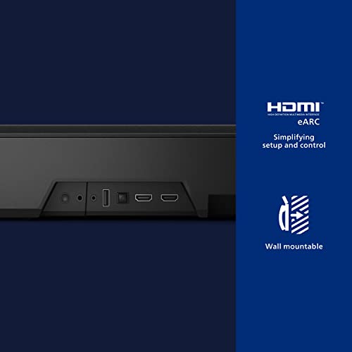 Image of PHILIPS Fidelio FB1 7.1.2-Channel Surround Sound Soundbar with Integrated Dolby Atmos and Subwoofer + DTS Play-Fi, All-in-One, Premium Design and Materials