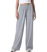 Hanyomo Women Flowy Wide Leg Baggy Pants Fitness Yoga Running Athletic Sweatpants Quick Dry Worko...