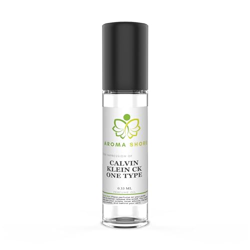 Aroma Shore Perfume Oil - Our Impression Of and compatible with C'Alvin K'Lein Ck' One Type, 100% Pure Uncut Body Oil Our Interpretation, Perfume Body Oil