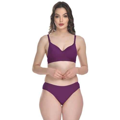 Image of SGC Sweden Women Mix Cotton Thongs Lingerie Set