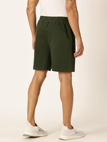 Image of Thomas Scott Men's | Solid | Chino Shorts | Regular Fit | Cotton Blend | Above Knee | Knitted Short