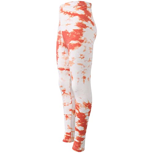 Kids Girls Leggings Tie Dye Print Stylish Fahsion Trendy Dance Legging 5-13 Year3
