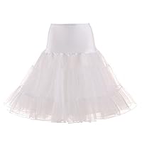Algopix Similar Product 10 - URVIP Wedding Bridal 1950 Petticoat