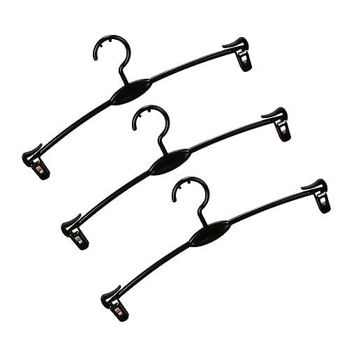 Garneck Clothes Hanger Stand 15pcs Plastic Underwear Hangers Weatherproof for Bras Underwear Towels