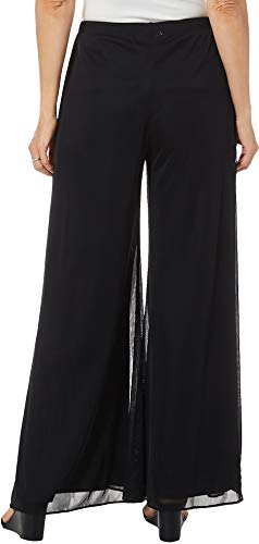 MSK Women's Day to Evening Wide Leg Solid Mesh Pant2