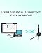 Yealink UH34 USB Headset with Microphone for PC Laptop,Wired Headset with Noise-Cancelling Microphone,Teams Certified, in-Line Controls for Home Office Online Class Skype Zoom Meetings