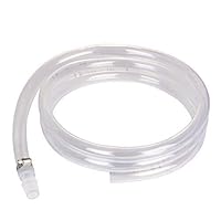 flintronic 2M PVC Schlauch, Pumpschlauch Transparenter Universalschlauch mit Verbinder