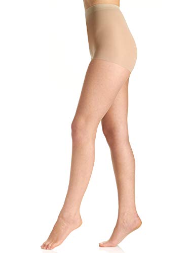 Image of Berkshire - 4415 Solid Pattern Women's Ultra Sheer Control Top Sandalfoot Pantyhose - 15 Denier Nylon and Spandex Tights