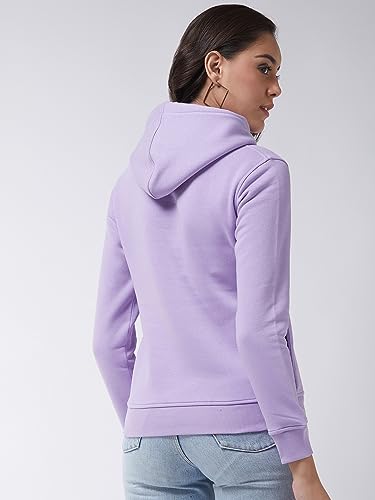 Image of Modeve Women Printed Hooded Sweatshirt for Winter