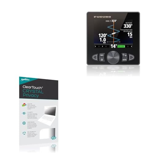 BoxWave Screen Protector Compatible with Furuno NAVPILOT 711C - ClearTouch Crystal Privacy (2-Pack), Privacy Screen Protector Flexible Film Clear