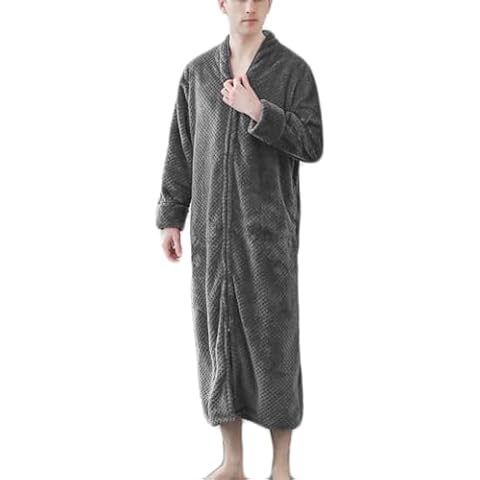 Zeiayuas Super Soft Full Zip Bathrobe Cover