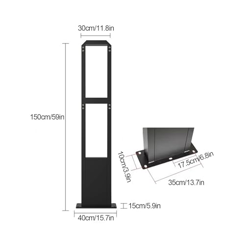Poteau de support pour station de charge universel EV