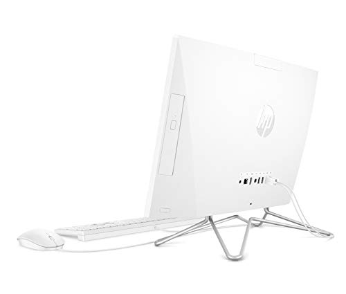 Image of HP 27 All in One Desktop Computer, 27 inch FHD IPS, with Office Lifetime License, AMD Ryzen 3 7320U, 8 GB RAM, 256 GB SSD, HDMI, Wi-Fi 6, Wired KB & Mouse, Windows 11 Pro, USB Flash Drive, Patented Mouse