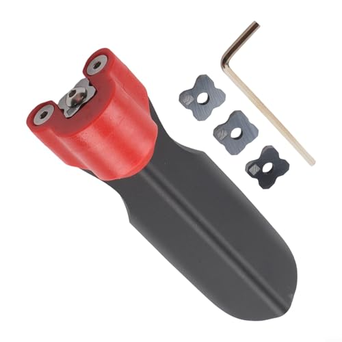 Plano de mano biselado de metal para carpintería, para recortar bordes y desbarbar, herramienta portátil de aleación de aluminio para muebles, estantes (7)