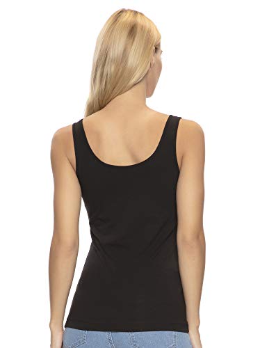 Felina Reversible Cotton Womens Tank Top | 4-Pack3